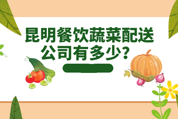 昆明餐飲蔬菜配送公司有多少？